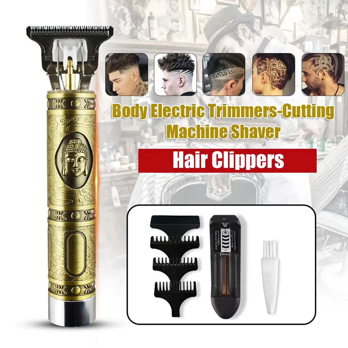 

Professional Rechargeable Hair Clipper Barber Electric Haircut Cutting Machine Razor Trimmer Clippers Beard Trimmer for men