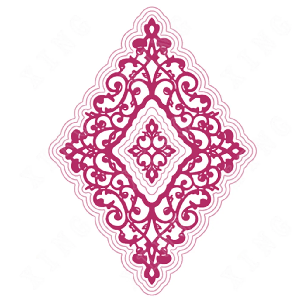 

Бриллиантовая рамка для рукоделия, металлические режущие штампы