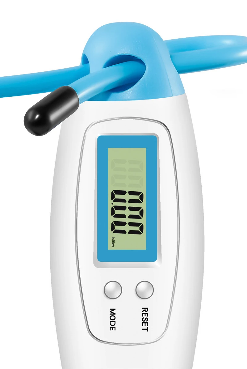 Скакалка с подсчетом для детей и взрослых скоростная скакалка тренировочное снаряжение регулируемая