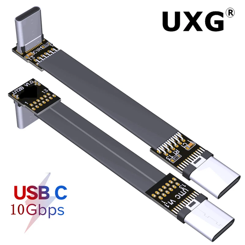 FPV – câble d'extension de ruban USB3.1 type-c USB-C FPC  câble plat pour photographie aérienne