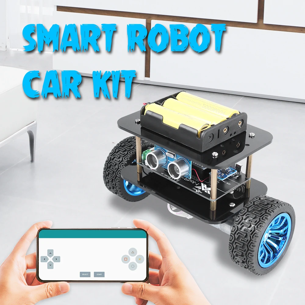 2WD Self-balancing Smart Robot Car Kit For Arduino Programming Beginners New DIY Voltage Regulator Electronic Toy Kits | Электроника