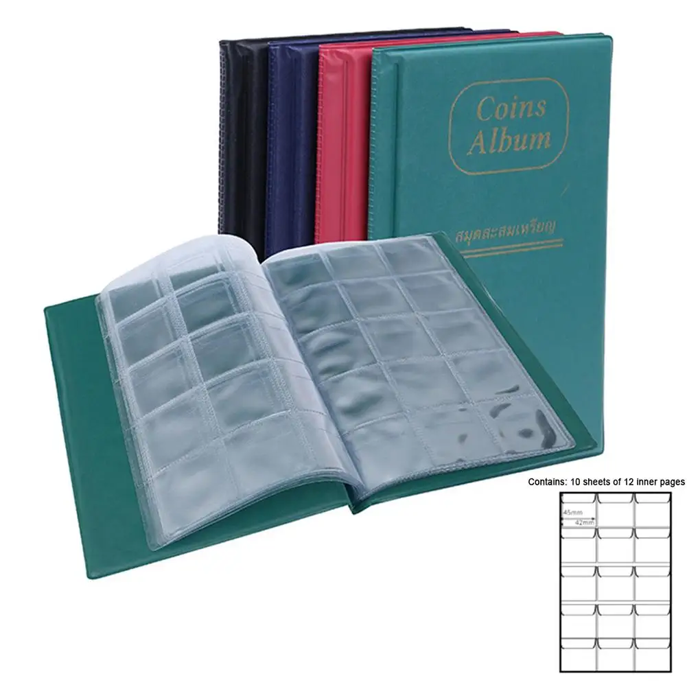 150 альбом с карманами Пенни Коллекционная книга сувенир монеты Коллекция