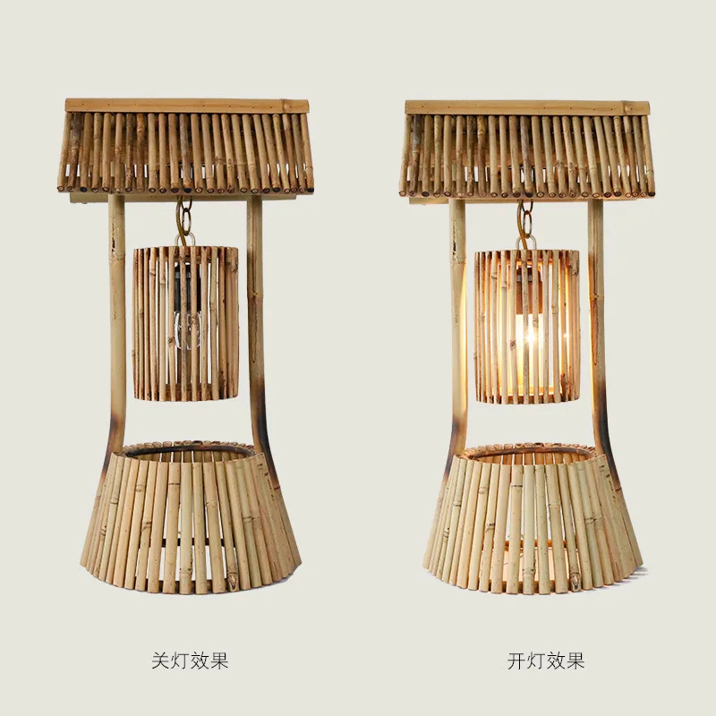 Ретро американский Сельский ретро Простой японский бамбуковый ткацкий