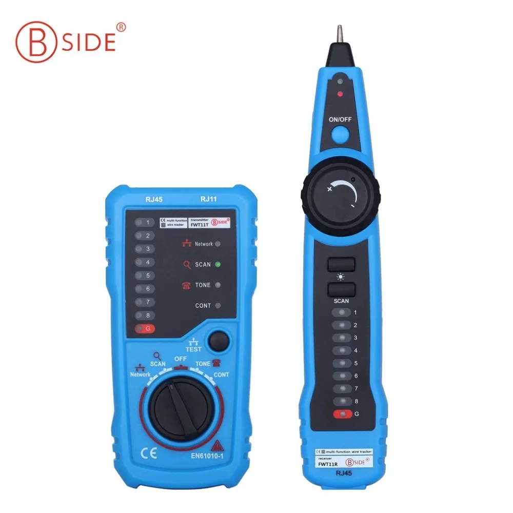 

Bside RJ45 Tester Anti-Interference LAN Tester Telephone Wire Network Tracker FWT11 Cable Tester Detector Line Finder