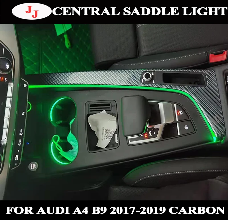 

New Ambient Light For Audi A4 B9 central control Saddle light LED Decorative Trims With Colorful Atmosphere