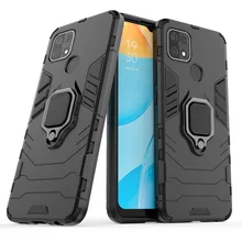 For OPPO A15 Case For OPPO A15 Cover Finger Ring Armor Back Shell Coque Funda Capa Hard Protective PC Phone Case For OPPO A15