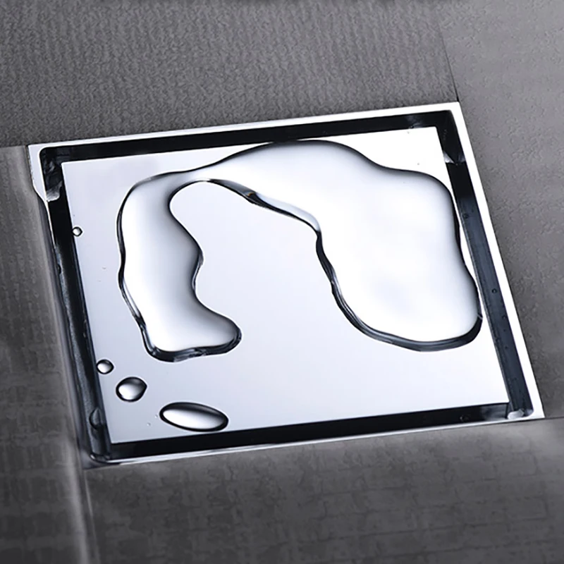 Вставка для плитки квадратные сливные решетки пола слив ванной и душа матовая