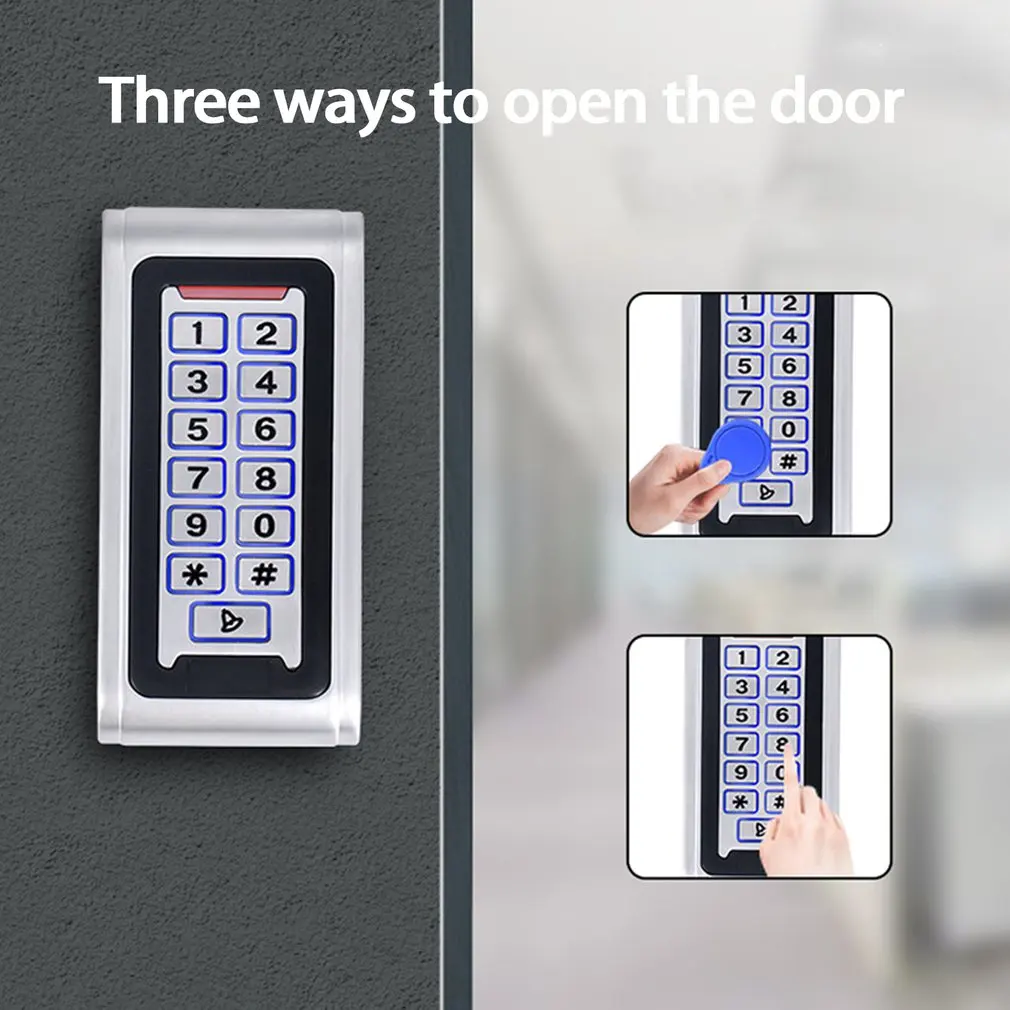 

S600 Metal Access Control Machine Fingerprint Password Key Lock Access Control Standalone Machine Biometric Door Lock