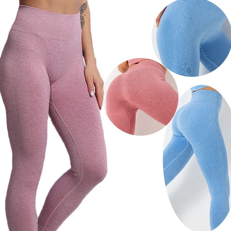 

Hot sale high waist seamless leggings push-up leggings sports leggings ladies fitness running yoga pants gym compression legging