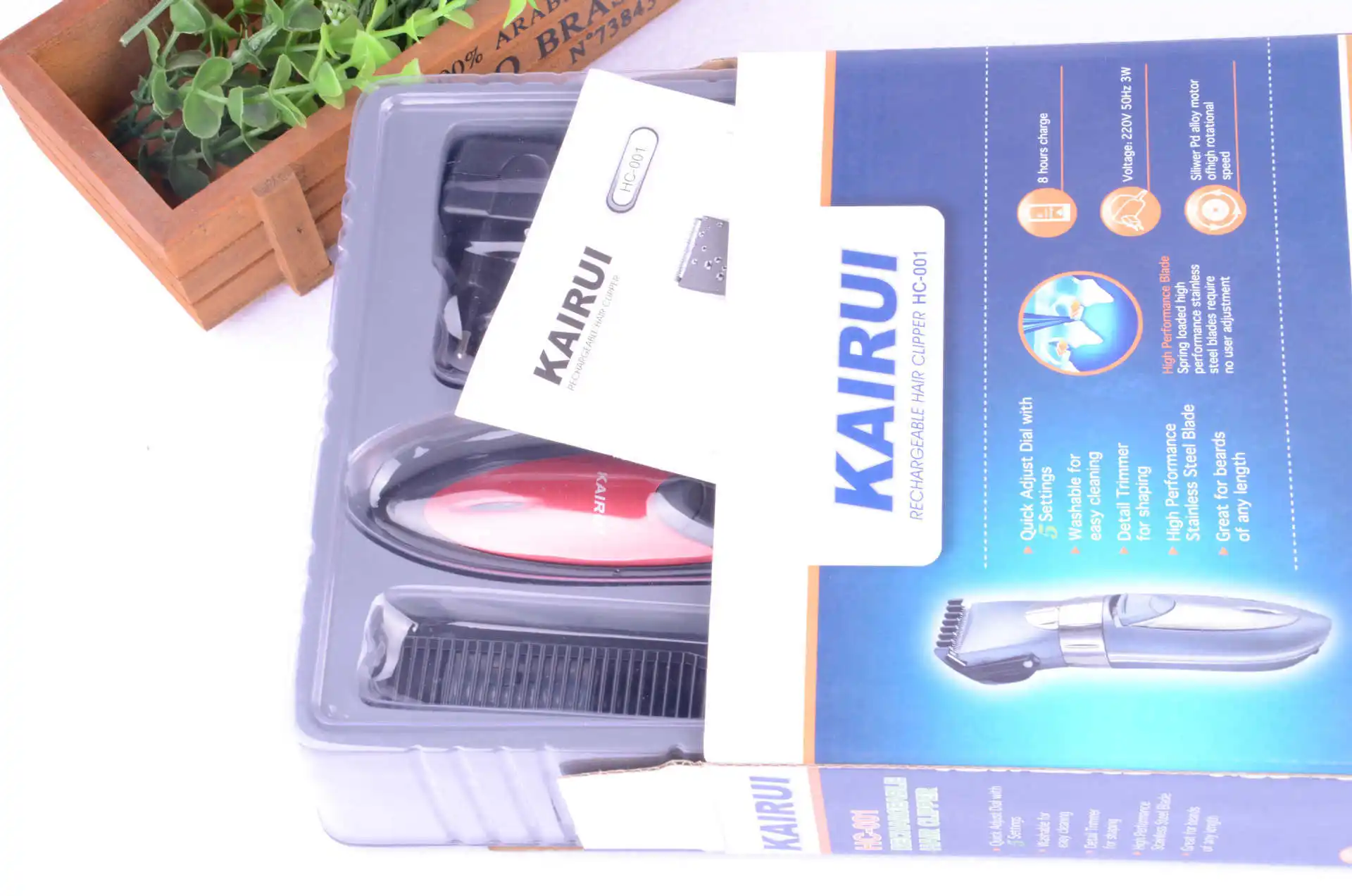 

Professional Electric Hair Clipper Rechargeable Hair Trimmer Hair Cutting Machine To Haircut Beard Trimer Waterproof