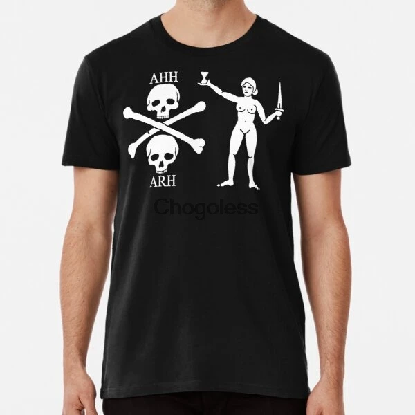 Мужская футболка пират A H R женская мужская