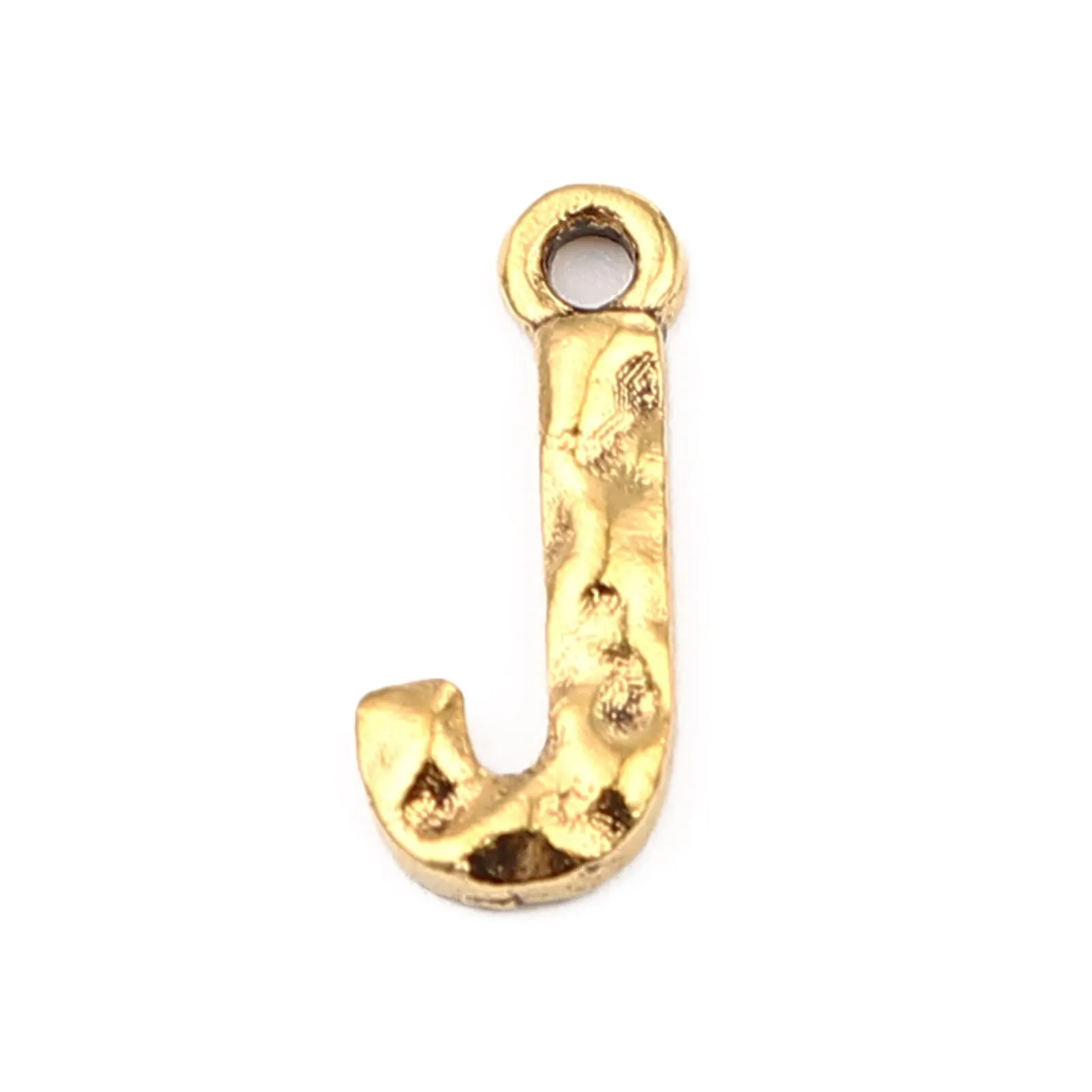 

50PCS/LOT Gold Color Letter Charms Initial Capital Letter Charm Pendant Necklace Women Girl Fashion Jewelry DIY Necklace Earring