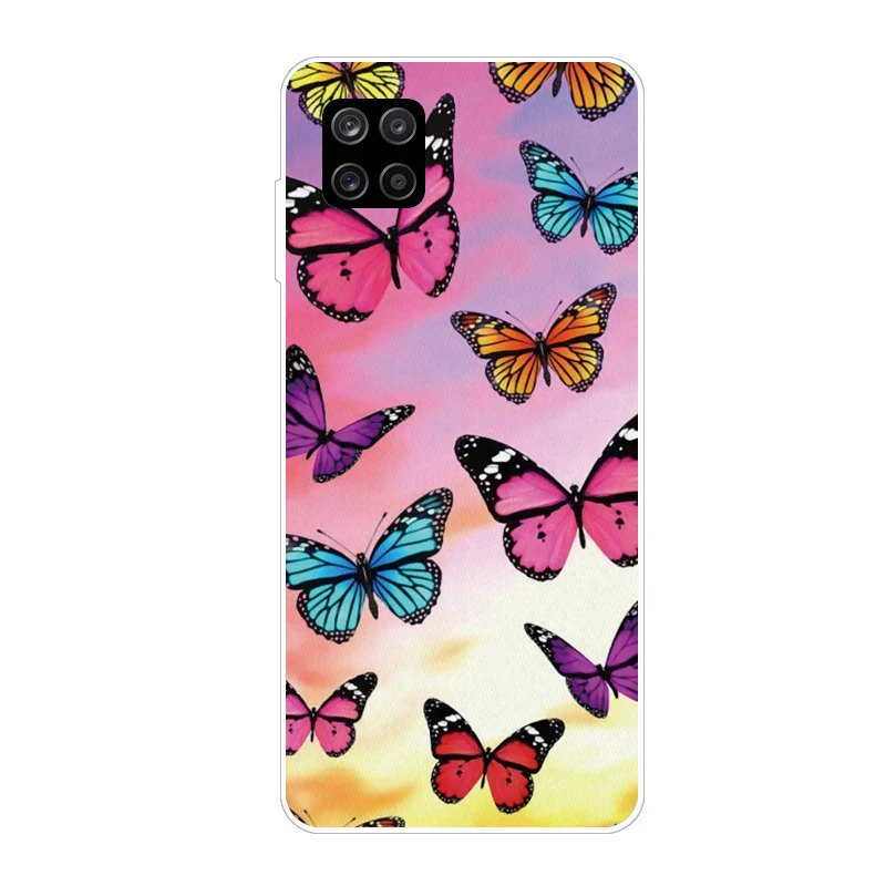 Чехол для Samsung Galaxy A12 чехол телефона Силиконовые Мягкие ТПУ чехлы задней панели 2019