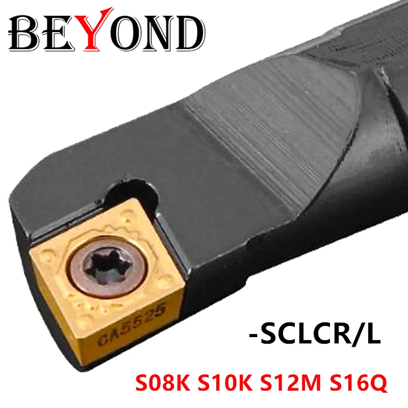 За SCLCR токарный станок резак S10K-SCLCR06 S16Q-SCLCR06 с ЧПУ поворотный держатель S08K расточной стержень для карбида вставки CCMT0602 S12M SCLCR06