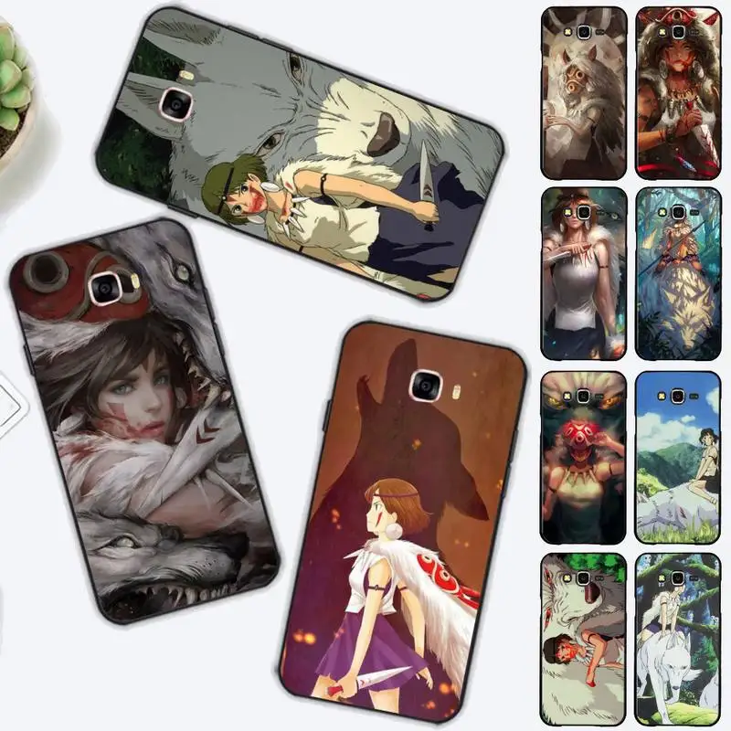 

Yinuoda Anime Princess Mononoke Phone Case for Samsung J 2 3 4 5 6 7 8 prime plus 2018 2017 2016 core