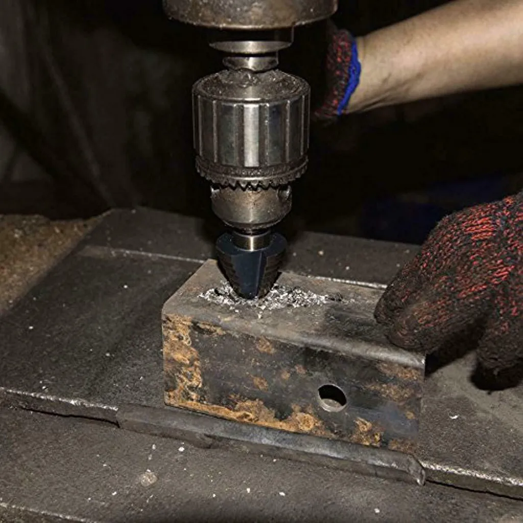 Набор ступенчатых Сверл из быстрорежущей стали с кобальтом и алюминиевым чехлом