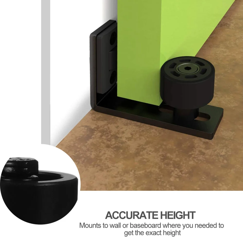 

Practicable Durable Barn Door Floor Guide Adjustable Wall Mounted Door Guide