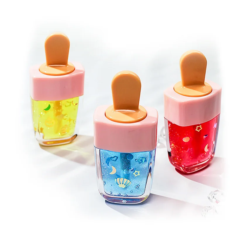 Блестки мороженое глазурь для губ милый подводный мир блестящая жидкость