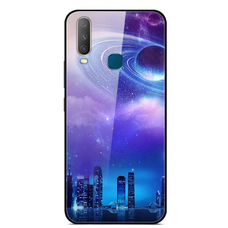 as photo 39 Чехол из закаленного стекла для Vivo Y17, чехол, жесткая задняя крышка для Vivo Y15, чехол для Vivo Y12, чехол из ТПУ, бампер для Vivo Y3, чехол, Funda - Цвет: as photo 39
