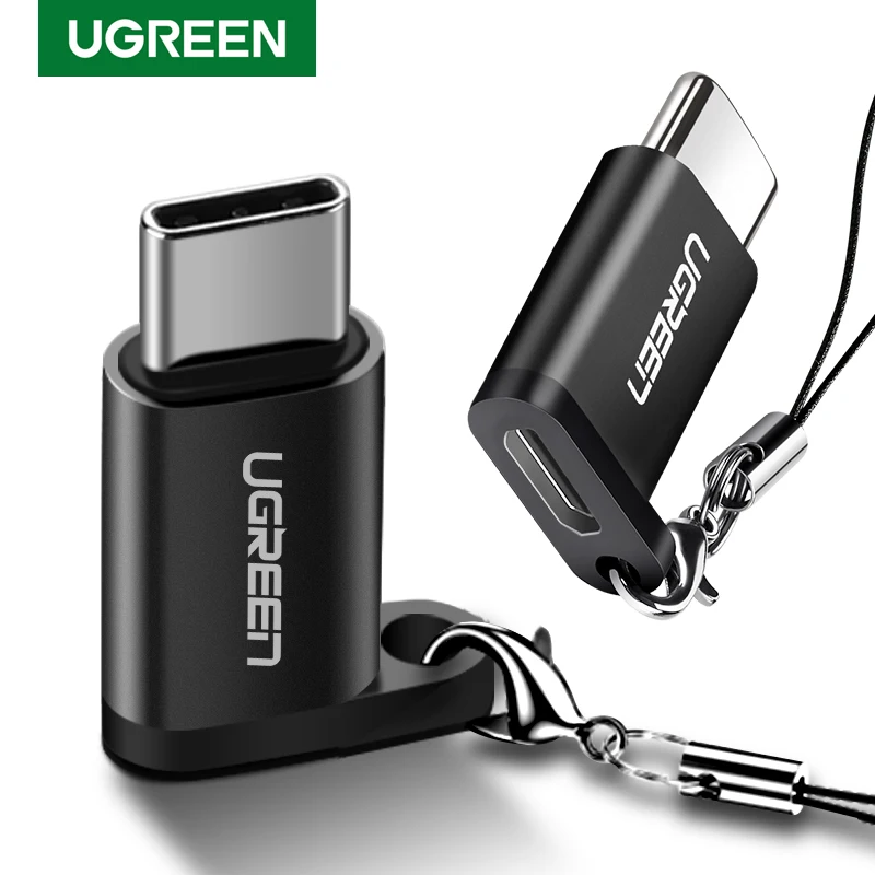 Ugreen OTG Type C переходник Micro USB To мама на папа адаптер зарядки для iPad Xiaomi 10 Pro c разъем