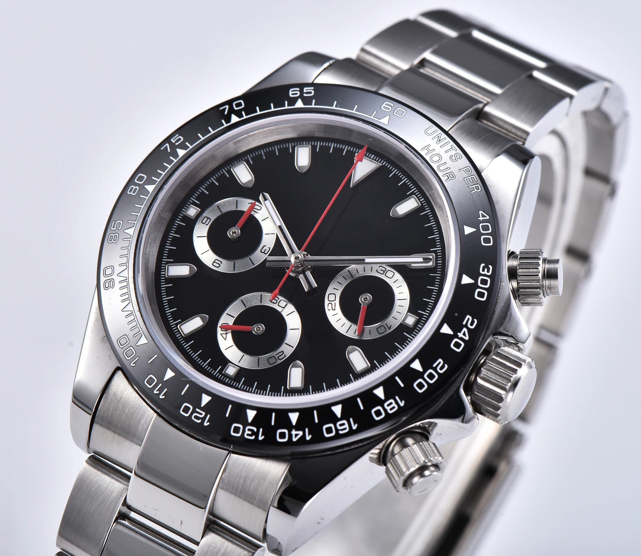 Мужские часы с хронографом vk63 японский кварцевый механизм для мужчин t 39 мм