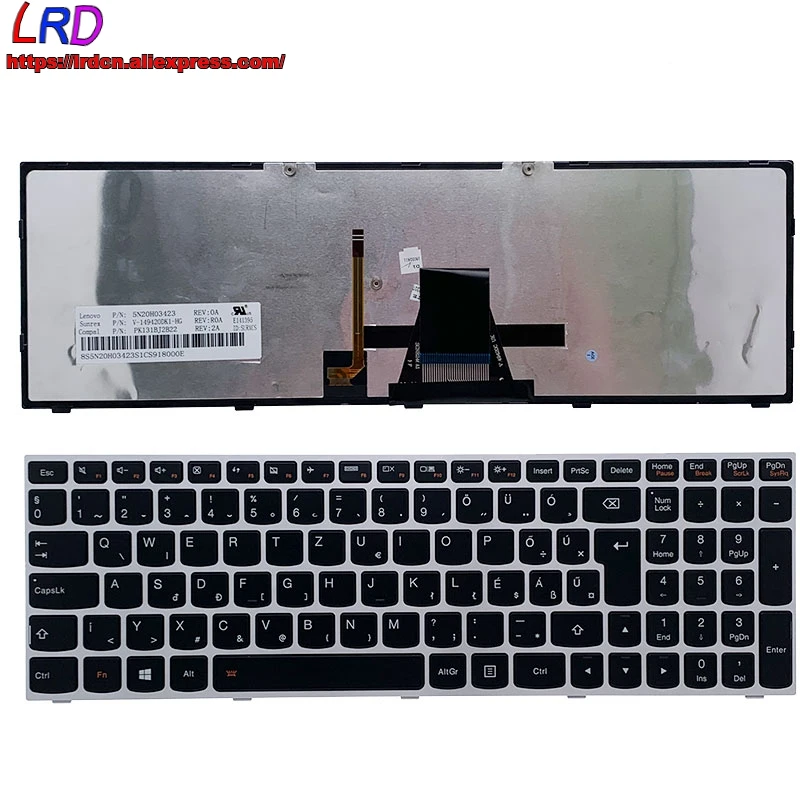 

HU Hungarian Backlit Keyboard for Lenovo E50 E51 B70 B71 Z50 Z51 B50 G51 G50 -70 -45 -80 -30 -75 300 -15ISK -17ISK 500 -15ACZ