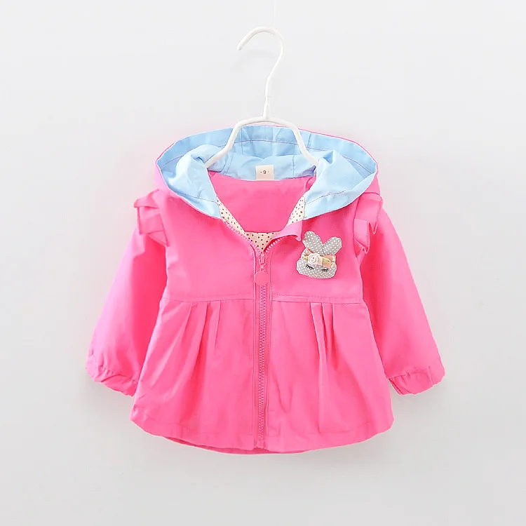 Autumn Baby Outwear Infants Girls Cute Rabbit Hooded Princess Jacket for girls children Coats with Ball Christmas clothing | Детская