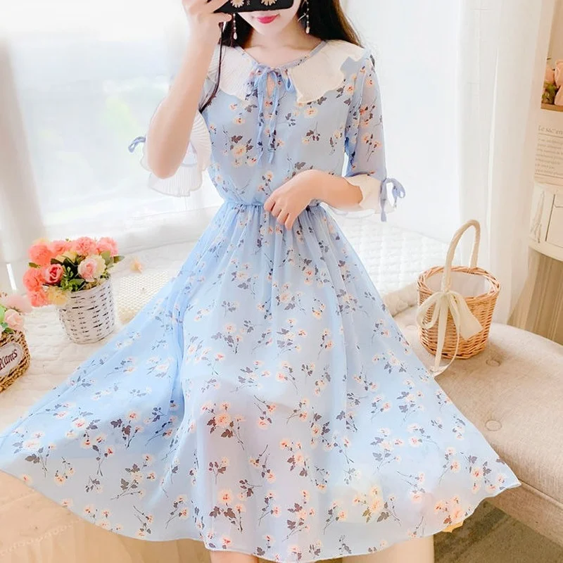 

Summer Sweety Dresses Women Princess Long Chiffon Plus Size Dress Girl Birthday Party Dress Chinese Fashion