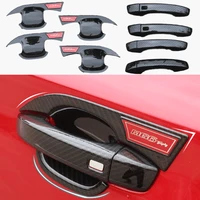 for mg mg6 trophy logo abs car door pull auto door handle cover emblem decal protection badge sticker styling car accessories