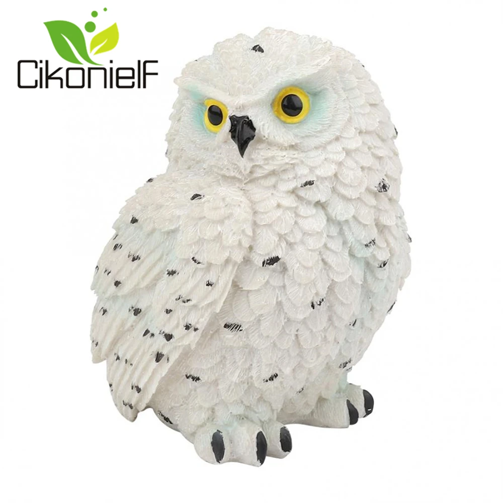 Сказочный Сад искусственная сова украшения миниатюры Смола Имитация Совы