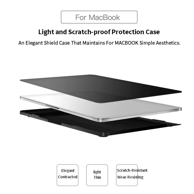 Жесткий чехол для MacBook Air Retina Pro 12 13 15 дюймов 2020 дюйма A2337 A2289 A2338 матовый ноутбука с
