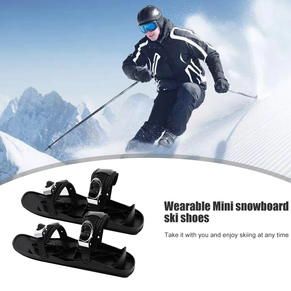 

Winter Outdoor Sports Snow Shoes Exercise Sport Ornaments Mini Ski Skates Outdoor for Snow Skiboard Snowblades