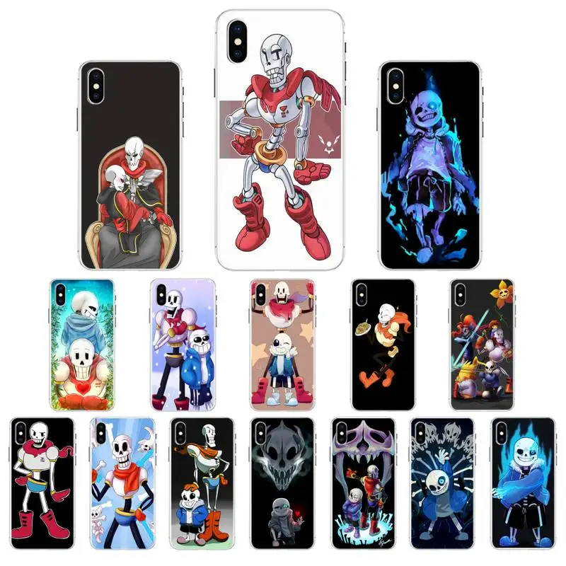 Чехол для телефона YNDFCNB undertale papyrus sans doggo iPhone X XS MAX 11 12 pro max 6 6s 7 7plus 8 8Plus 5 5S XR se