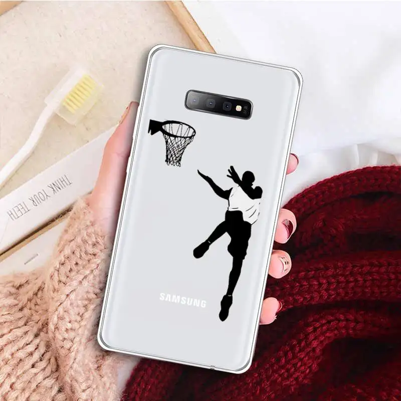 

Hot Off Basketball Phone Case Transparent For Samsung Galaxy A 71 21s S note 8 9 10 plus 20 ultra