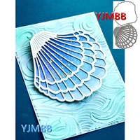 yjmbb 2021 new marine life conch shell 3 metal cutting dies scrapbook album paper diy card craft embossing die cutting