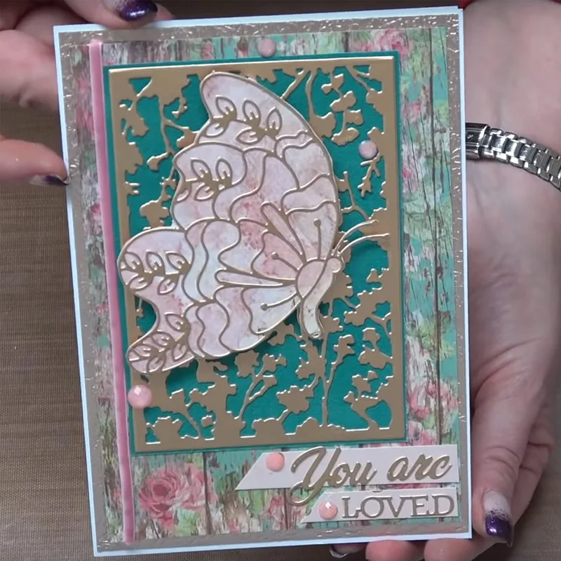 Летающая бабочка металлические режущие штампы с очаровательной бабочкой для