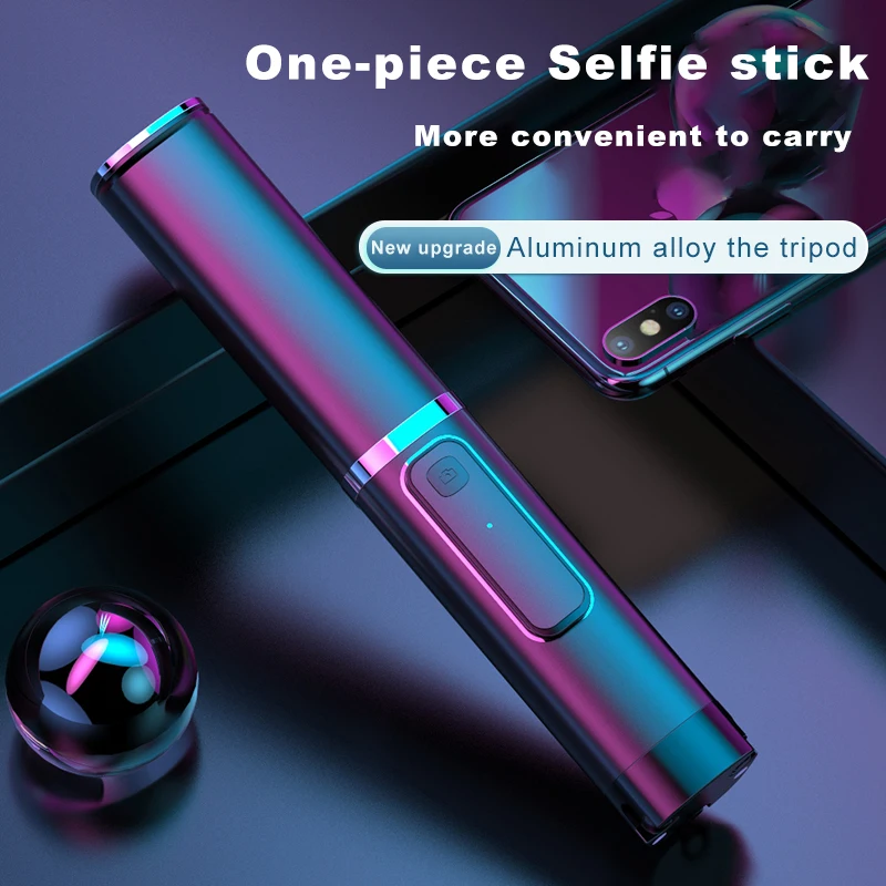 

CYKE H1 New multi-function selfie stick Remote control tripod self-timer artifact telescopic stick gift custom for Android Apple