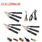 Водяной пистолет 103 мм, аккумулятор Lipo 11,1 В 2200 мА  ч 40c 452096 с вилкой Tamiya, для страйкбола, пневматического пистолета, электрические игрушки, детали для радиоуправляемого пистолета