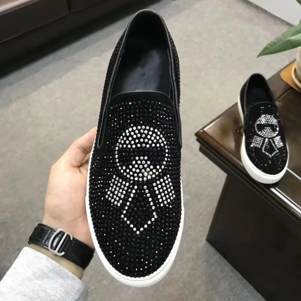 Роскошная брендовая мужская повседневная обувь для мужчин Мокасины Модная