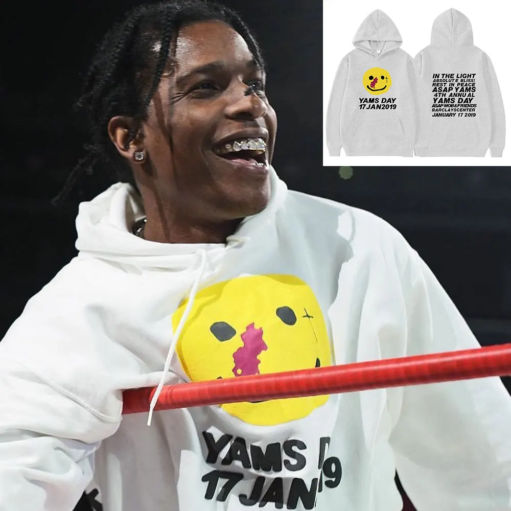 

Original Travis Scotts Cactus Jack Same Paragraph Hoodie Smile Yams Men Women Hip Hop Hoodies Awesome Boy Clothes Mob Astroworld