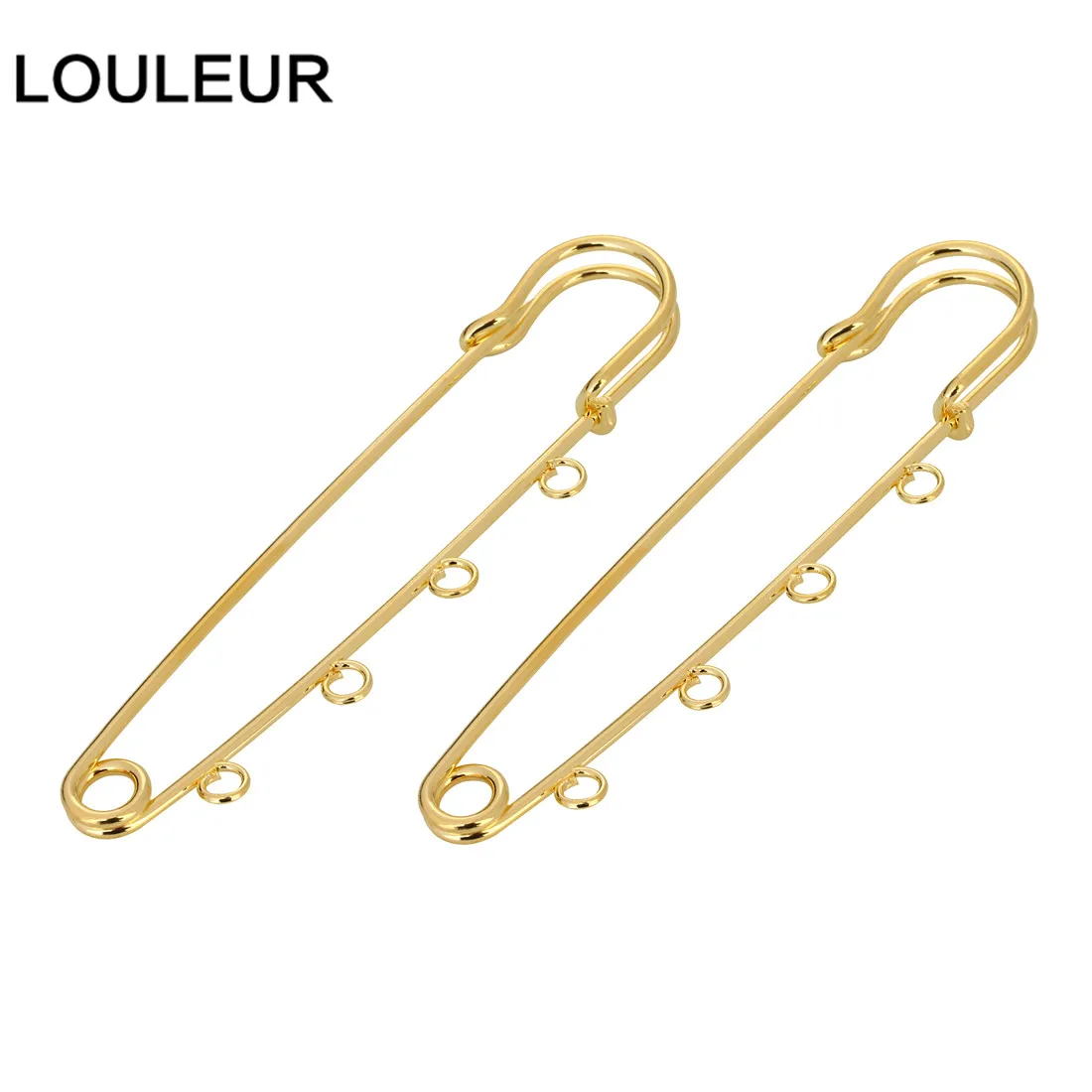 LOULEUR 10 шт./лот 21x90 мм большие длинные свадебные безопасные булавки для броши иглы для женщин DIY брошь булавки ювелирных изделий