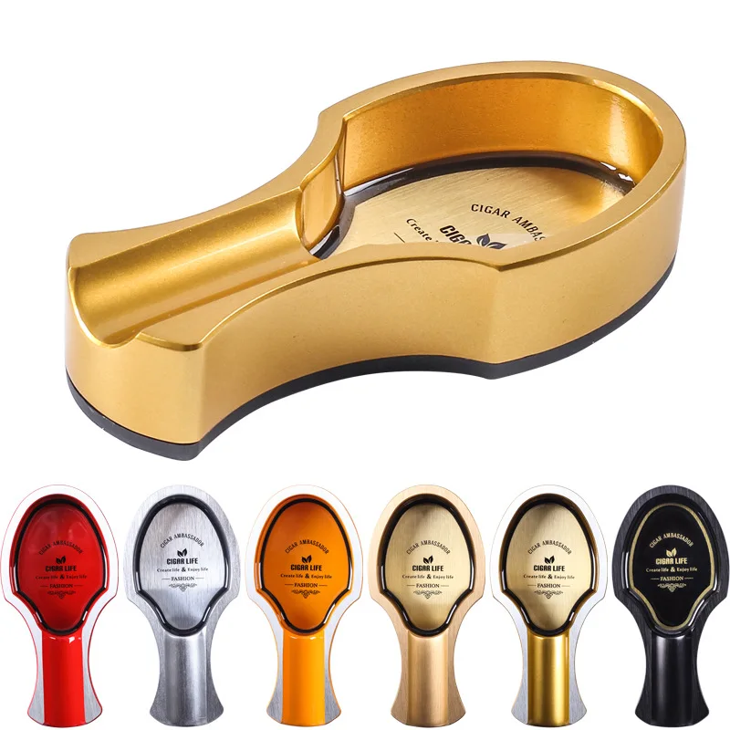 Новые металлические Титан сплава пепельница для сигарет Портативный