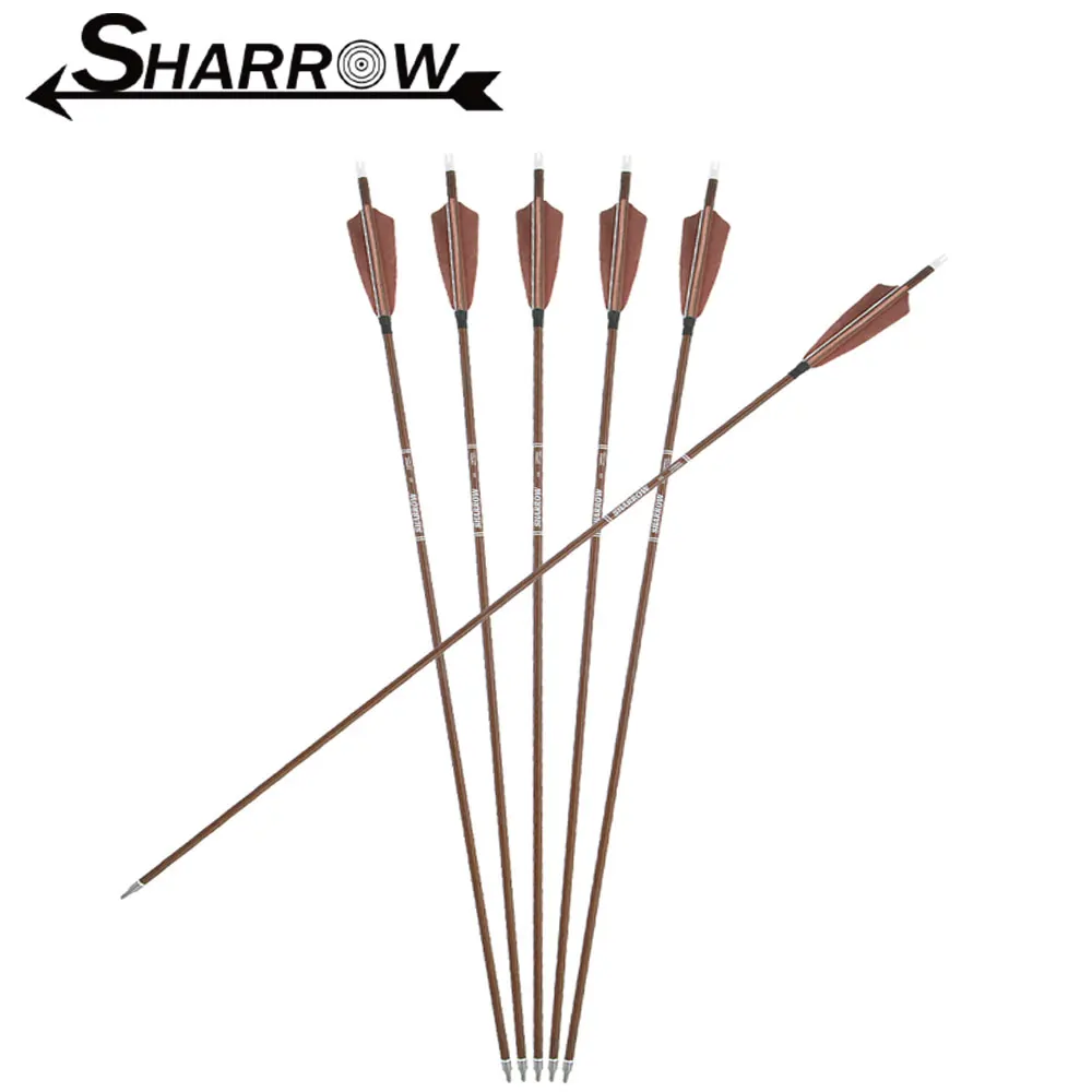 

10pcs 31inch Archery Pure Carbon Arrows SP340 400 500 600 4inch Turkey Feathers Compound Recurve Bow Shooting Accessories