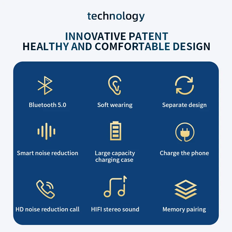 Новая гарнитура Bluetooth 5 0 с костной проводимостью зарядным устройством одно