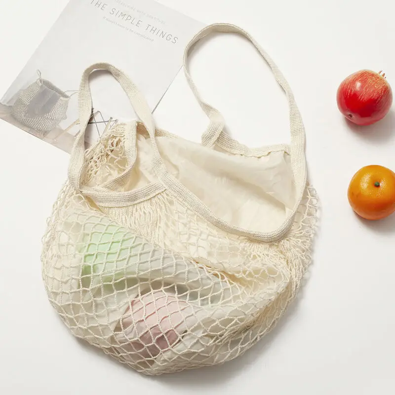 Повседневная Сетчатая Сумка для покупок прочные хозяйственные сумки женщин и