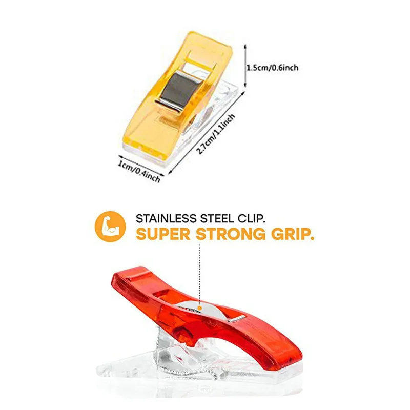 20 шт. пластиковые зажимы небольшого размера многоцветные для шитья одеяла