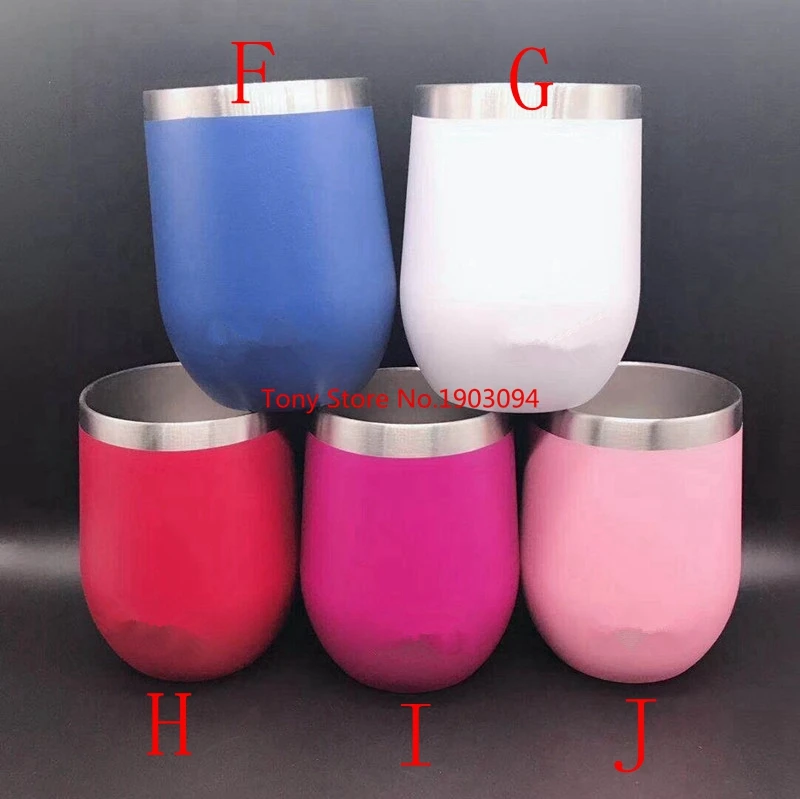 200 шт./лот 2018 горячая Распродажа 9 унций стакан для вина стаканы из нержавеющей