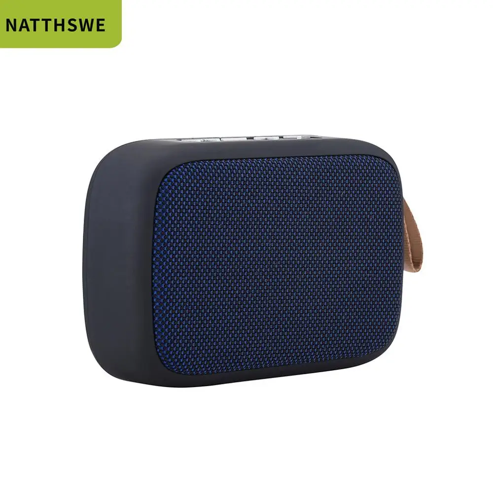 Беспроводная Bluetooth Колонка NATTHSWE Портативная колонка с SD картой и объемным