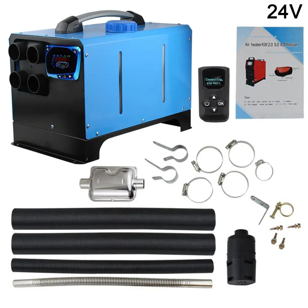 

12V 24V 5KW 8KW Car Parking Heater Diesel Websato Eberspacher Air Diesels Parking Heater LCD Screen Switch With Remote Control