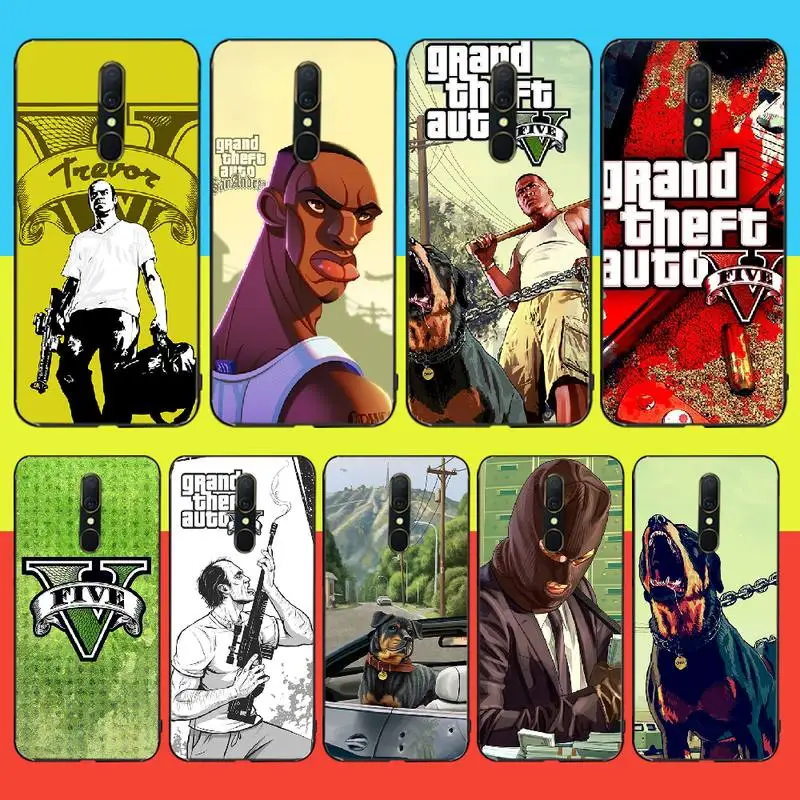 PENGHUWAN Горячая Grand Theft Auto GTA 5 DIY чехол для телефона с рисунком в виде ракушки Oppo A5 A9 2020